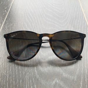 RayBan Polarized Erika Tortoise Shell Sunglasses